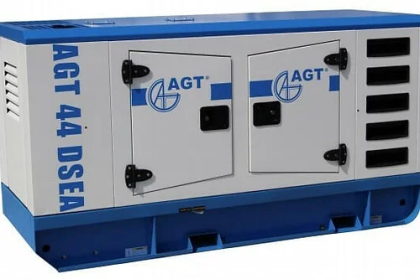 Üç fazlı dizel jeneratör AGT 44 DSEA 400V 44kVA sabit ses geçirmez