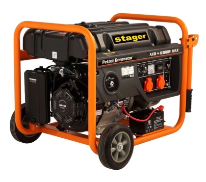 Бензинов генератор Stager GG 7300EW 4500017300 5.8kW