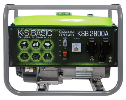 Generador de gasolina Konner & Sohnen Basic KSB 2800A, 2,8 kW