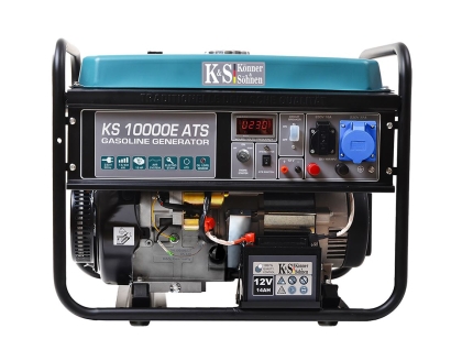 Generador de gasolina Konner & Sohnen KS 10000E ATS, 8,0 kW, 18 CV