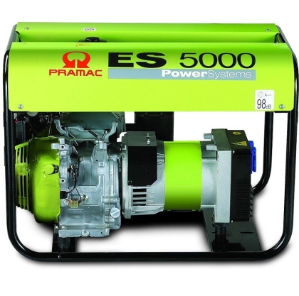 Generatore a benzina, Pramac ES5000, 4,6 kW, Capacità serbatoio 11 l