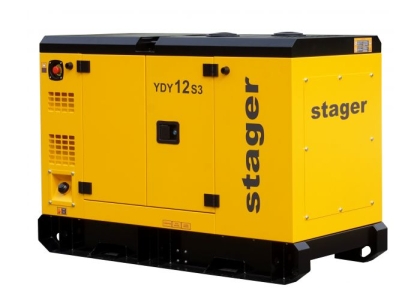 Stager YDY12S3 Generador diésel trifásico insonorizado 10 kW, 16A, 1500rpm
