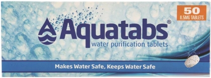 Tablete pentru dezinfectia apei AQUATABS Tablete pentru purificarea apei