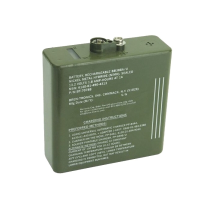 AN/PRC-68 (Radyo Seti) ve AN/PRC-126 (Radyo Seti) için Şarj Edilebilir Lityum-İyon Pil BT-70788 (BB-388A/U)
