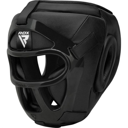 RDX T1F fejvédő kivehető arckalitkával-Black-S