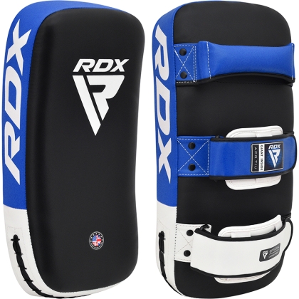 RDX T1 Синяя кожаная изогнутая тайская подушечка X