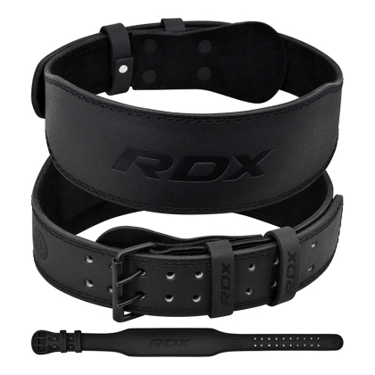 RDX Cintura per sollevamento pesi in pelle da 4 pollici