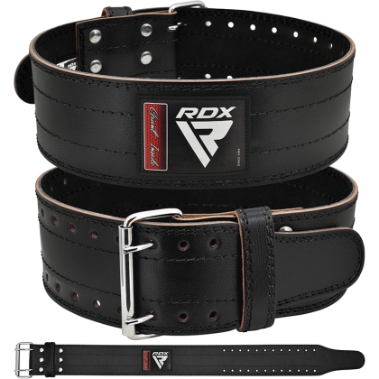 RDX RD1 4" Powerlifting Leather Gym Belt