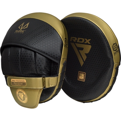 Podkładki do treningu bokserskiego RDX L1 Mark Pro - złote