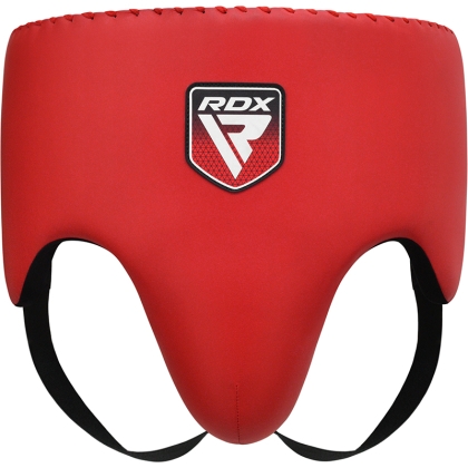 Ochraniacz pachwiny RDX APEX na brzuch, czerwony, bardzo duży