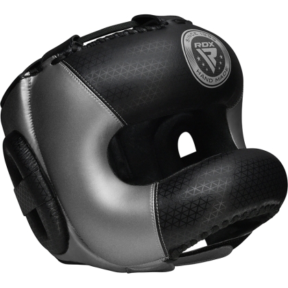 Защита головы RDX L2 Mark Pro с защитной планкой для носа, серебристая, средняя
