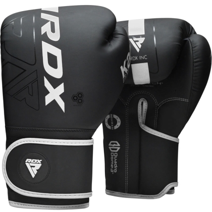 RDX F6 KARA черные, синие 10 унций боксерские тренировочные перчатки на липучке для мужчин и женщин для бокса, Муай Тай, кикбоксинга