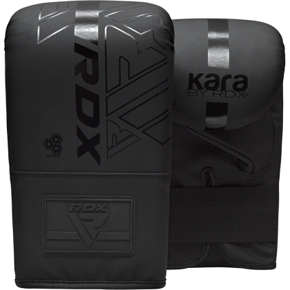 Ръкавици за чанти RDX F6 KARA 4oz Черни