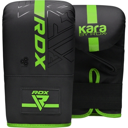 Ръкавици за чанта RDX F6 KARA Черно зелено