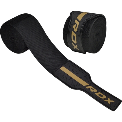 RDX F6 KARA Golden Bandages de boxe professionnels