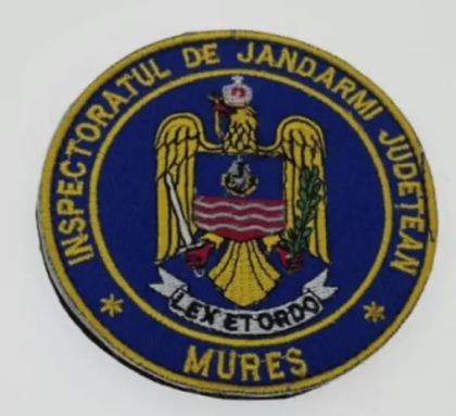 סמל סקאי רקום של הפיקוח הג'נדרמי של מחוז מוריס