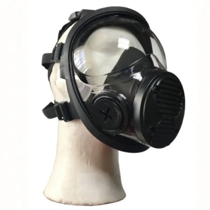 GAS MASK WITH PANORAMIC VISOR MODEL TG06 (INCLUDES FILTER) FOR MILITARY USE AND CIVIL DEFENCE
