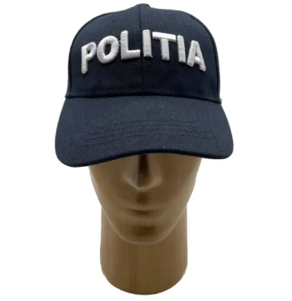 NAVY BLUE FULL CAP front POLICE back BCCO MP1