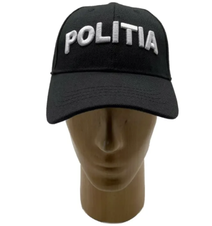 BLACK FULL HAT ANTI-DRUG POLICE - L