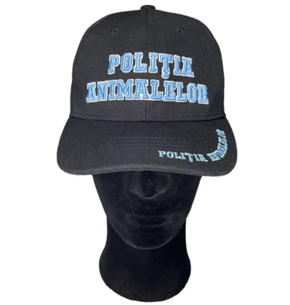 BLACK FULL CAP ANIMAL POLICE - MP1