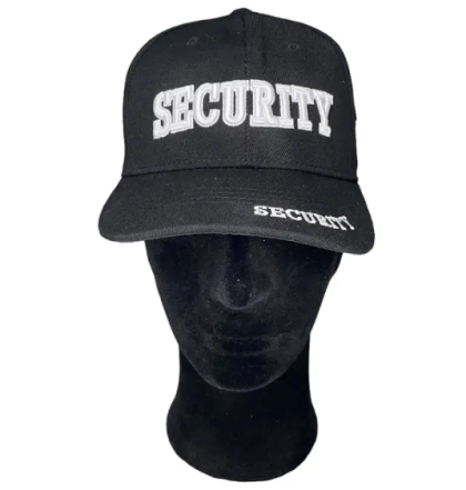 BLACK FULL CAP "SECURITY" MP1