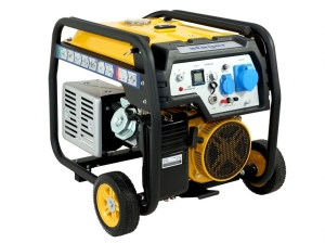 *Generator offener Rahmen Stager FD 6500ER Automatik 5 kW, einphasig, Benzin, Elektrostart, 100 % Kupferwicklung, Fernbedienung, ATS-Anschluss