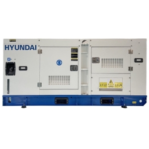 Generatore di corrente Diesel, Trifase, Motore Diesel HYUNDAI DHY60L, 53kW, Capacità serbatoio 125 l