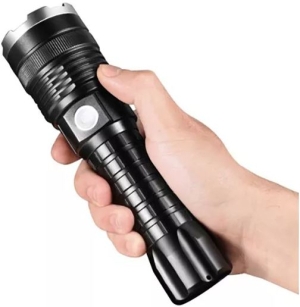 USB 20W telescopic zoom LED flashlight