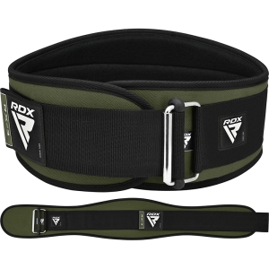 RDX X3 Army Green Weight Lifting Neopren Gym Belt Small