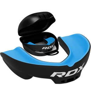 RDX 3U предпазител за уста със син гумен щит за възрастни
