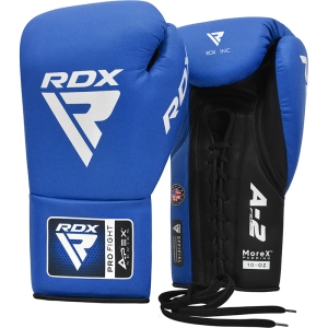 RDX APEX Rouge 10oz Boxe Entraînement/Sparring Gants à Lacets Hommes et Femmes Punching Muay Thai Kickboxingz