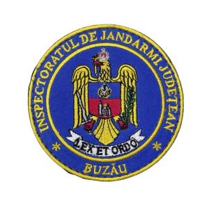 Insigne rond de l'Inspection départementale de la gendarmerie de Buzau