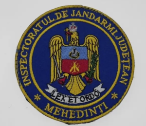 INSPEKTOR żandarmów hrabstwa Mehedinti haftowany emblemat SCAI