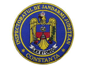 ROUND EMBROIDERED EMBROIDERY INSPECTORATE OF CONSTANTA COUNTY GENDARMI