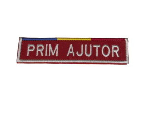 SMURD TRICOLOR BADGE INSCRIBED FIRST AID