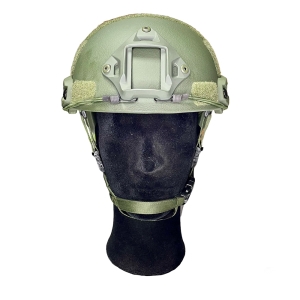 Пуленепробиваемый шлем с высоким вырезом, уровень защиты IIIA — полностью экипированный