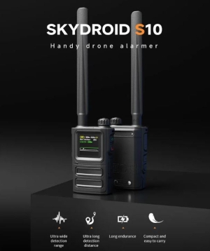 Skydroid S10 praktikus drónriasztó – nagy hatótávolságú és hordozható Tervezés