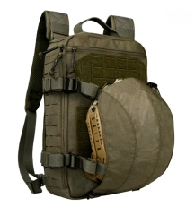 Taktischer Rucksack aus Nylon, Molle-Plattentragetasche, leicht, Wanderrucksack, kompatibel mit taktischer Weste, 1000D – Farbe: Rangergrün