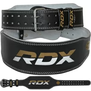 RDX 6 İnç 2XL Siyah Deri Halter Kemeri