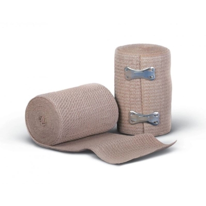 KELEPÇELİ LASTİK BANDAJ 15 cm x 4,5 m