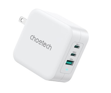 Choetech NexGen PPS PD100W מטען Dual Type-C+ Single USB-A