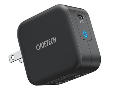 Caricabatterie Mini GaN USB-C Choetech NexGen PD61W