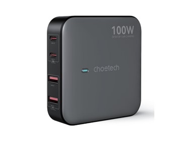 מטען שולחני Choetech NexGen GaN 100W 4 יציאות