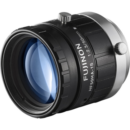 Объектив Fujinon HF50HA-1S 2/3" 50 мм F2.3 с ручным управлением диафрагмой и креплением C, разрешение 1,5 мегапикселя, защита от вибрации и ударов