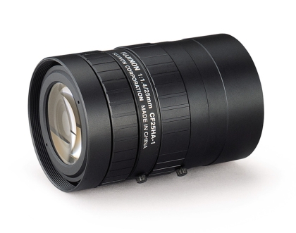 Fujinon CF25HA-1 1 אינץ' 25 מ"מ F1.4 עדשת איריס C-Mount ידנית, 1.5 מגה פיקסל