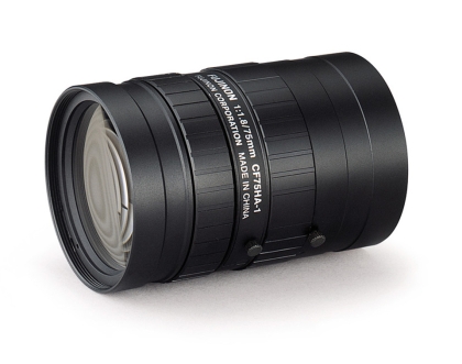 Obiektyw Fujinon CF75HA-1 1" 75mm F1.8 z manualną przysłoną C-Mount, 1,5 megapiksela