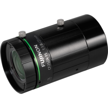 Objectif Fujinon CF25ZA-1S 1,2" 25 mm F1,8 à monture C à iris manuel, fonction anti-vibration et antichoc, 23 mégapixels