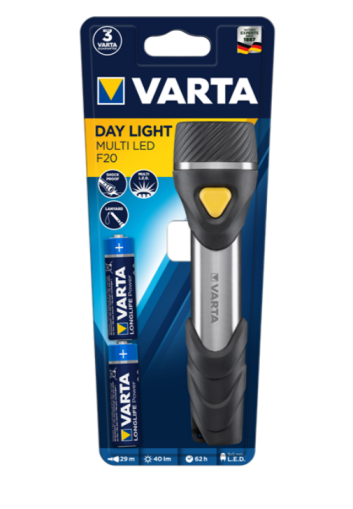 Latarka Varta Day Light Multi F20 LED 2AA 16632