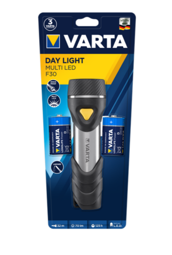 Фонарик Varta Day Light Multi F30 LED 2D 17612