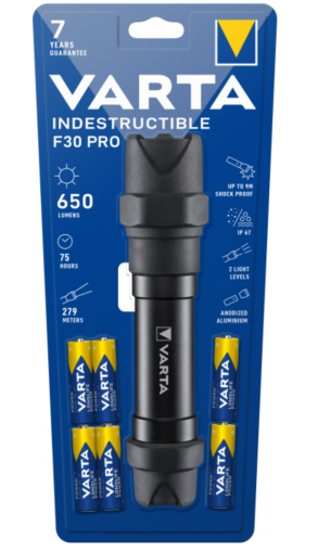 Latarka Varta Indestructible F30 PRO 6W 6xAA